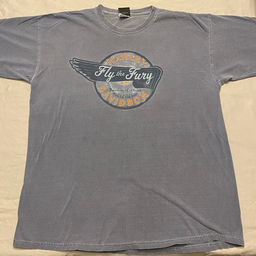 Harley-Davidson Blue Short Sleeve Tee